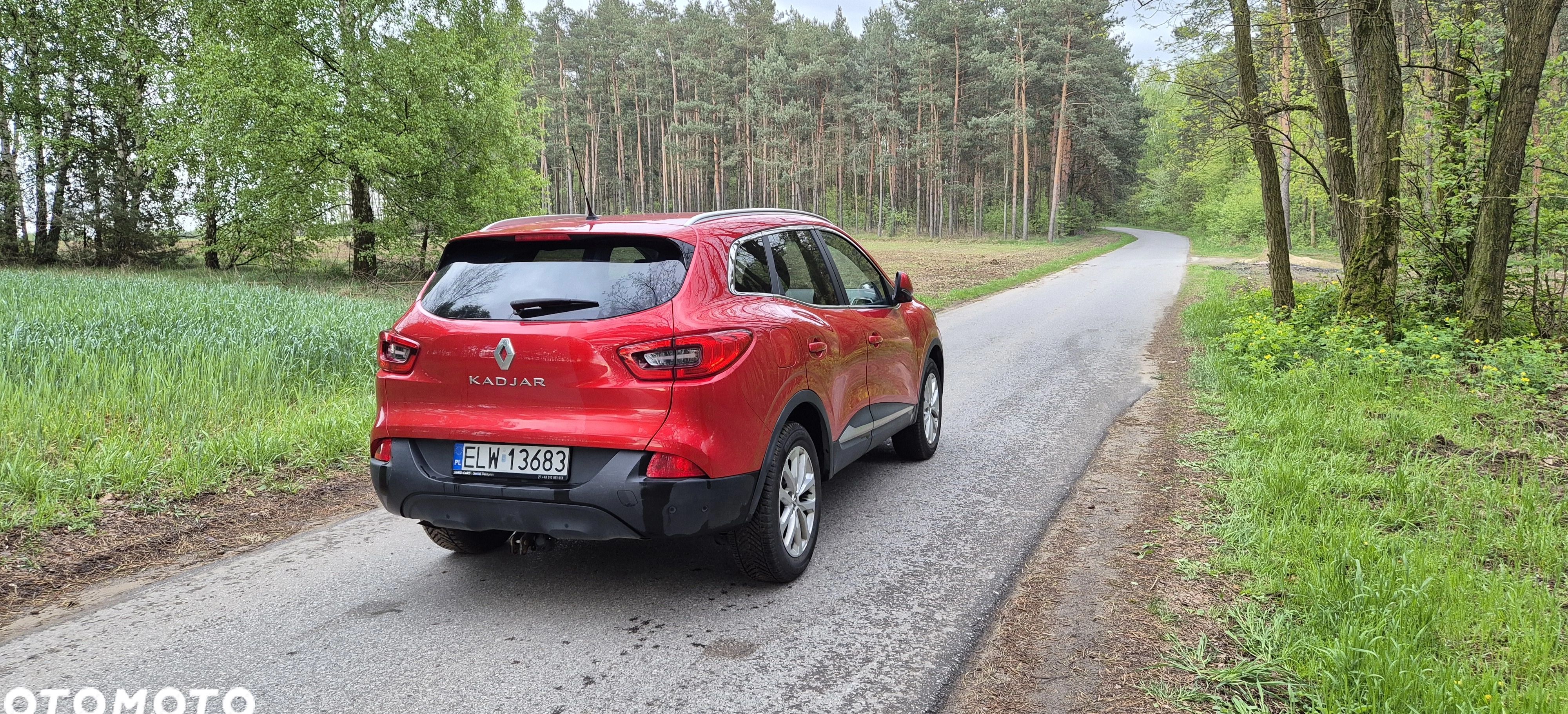 Renault Kadjar cena 59900 przebieg: 93000, rok produkcji 2017 z Łódź małe 211